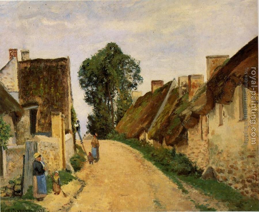 Camille Pissarro : Village Street, Auvers-sur-Oise